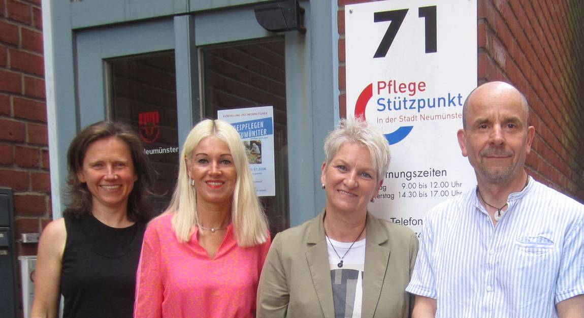Das Team (v.l.) Stephanie Hack, Susanne Lokowandt, Kersten Andresen und Kai Falck.